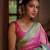 Latest Fashion Banarasi Pink Saree
