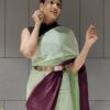 Synthetic Ready To Wear Saree