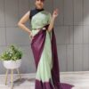 Synthetic Ready To Wear Saree