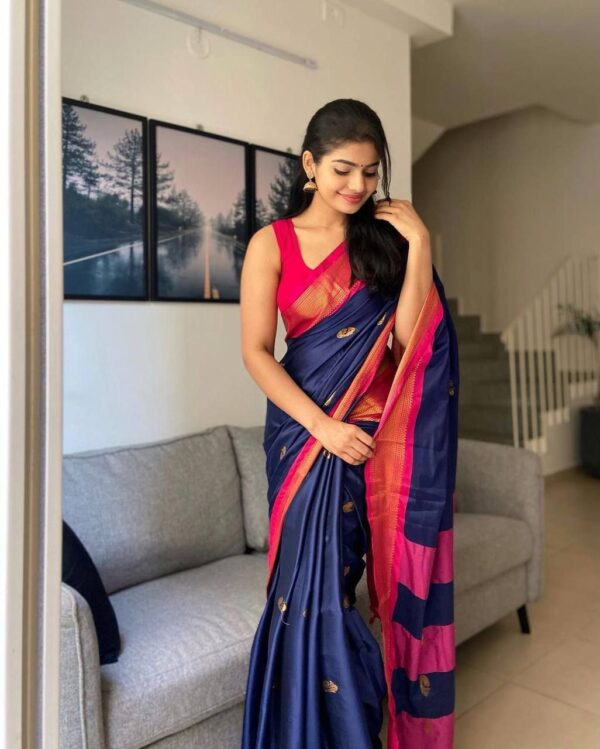 Blue Saree