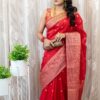 Banarasi Wedding Silk Red Saree