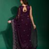 Purple Saree