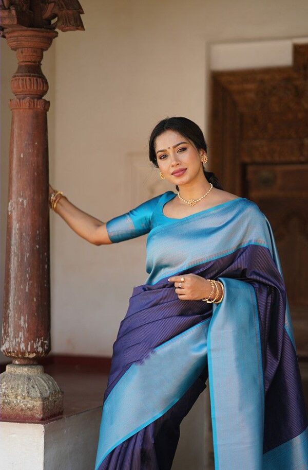 Blue Saree