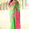 Formal Design Silk Cotton Green Saree