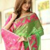 Green Saree