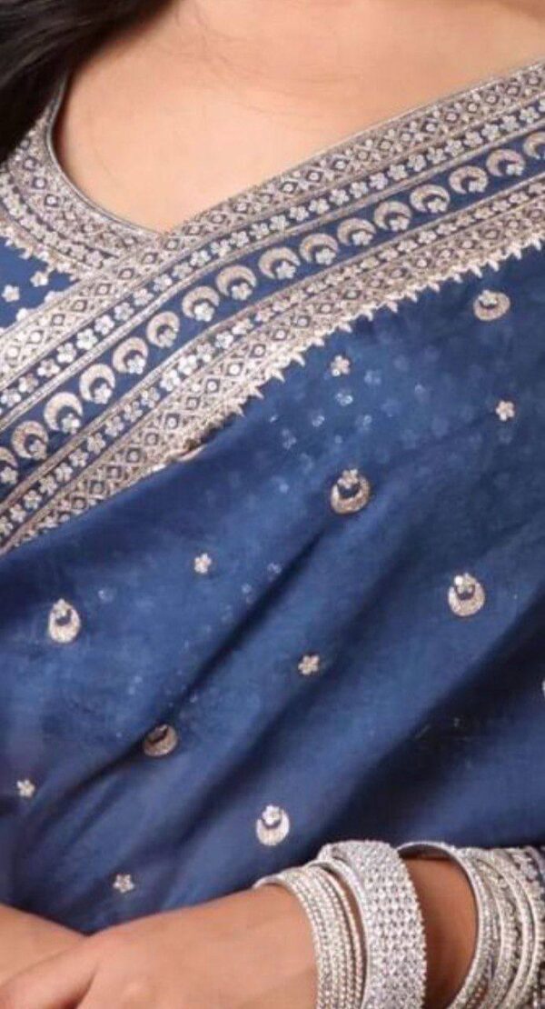 Blue Saree