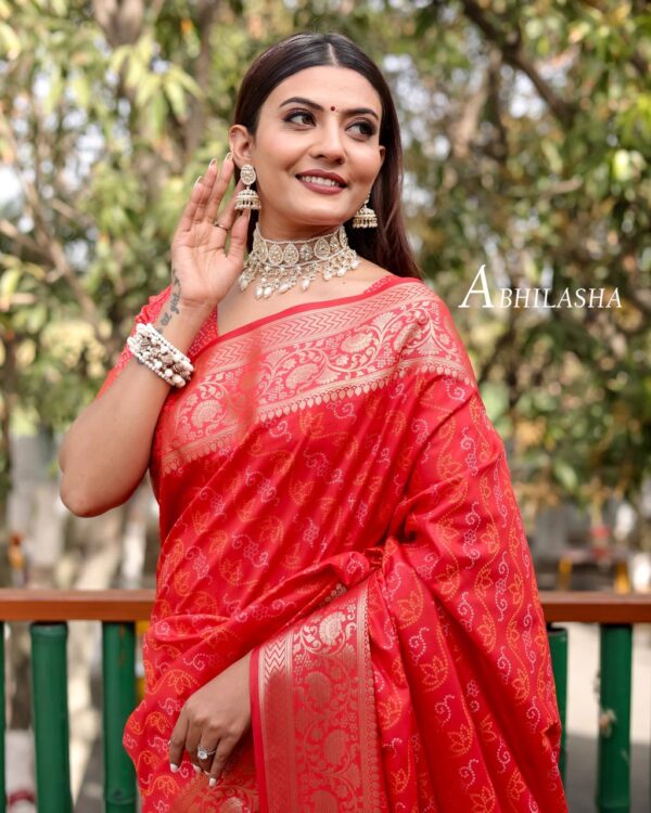 Red Saree