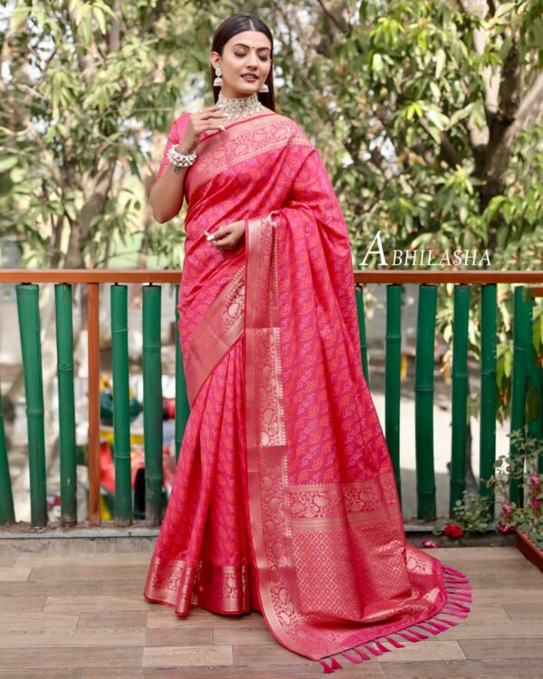 Pink Saree