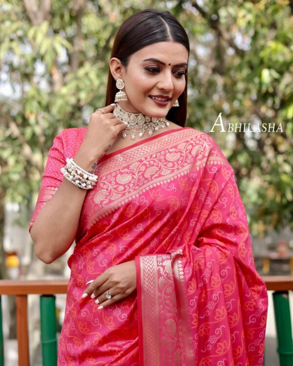 Pink Saree