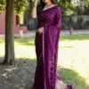 Purple Saree