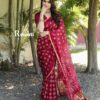 Maroon Saree