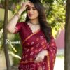 Maroon Saree