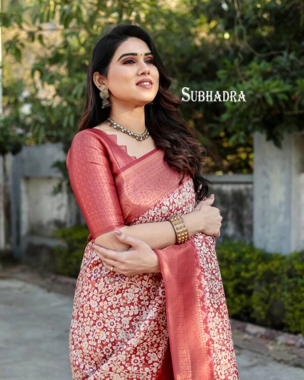 Red Saree