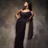 Indian Black Stylish saree sale online UK