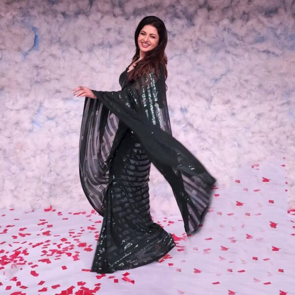 Indian Black Stylish saree sale online UK