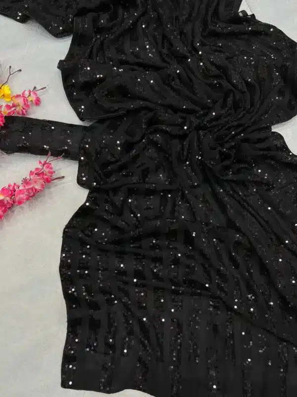 Indian Black Stylish saree sale online UK
