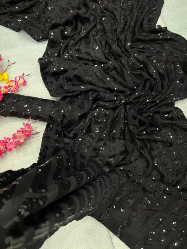 Indian Black Stylish saree sale online UK