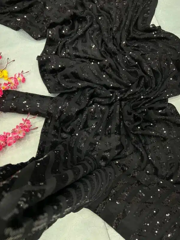 Indian Black Stylish saree sale online UK