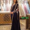 Wedding Pakistani Embroidery Black Saree