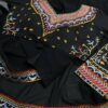 Wedding Pakistani Embroidery Black Saree
