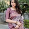 Traditional Patola Design Silk Purple Saree