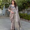 Bollywood Fancy Silk Grey Saree