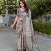 Bollywood Fancy Silk Grey Saree