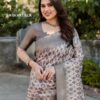 Bollywood Fancy Silk Grey Saree