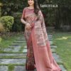 Wedding Pink Border Silk Saree