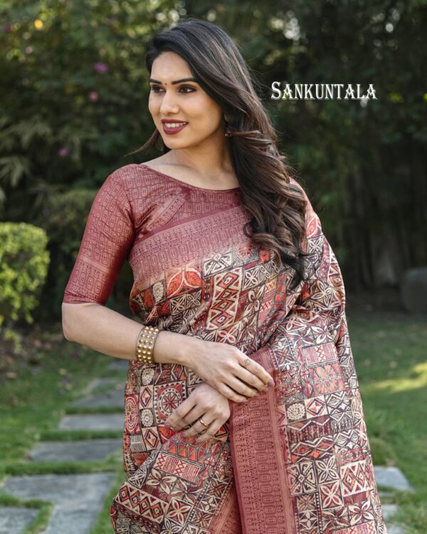 Wedding Pink Border Silk Saree