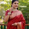 Maroon Saree