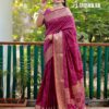 Purple Saree