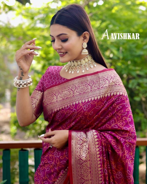 Purple Saree