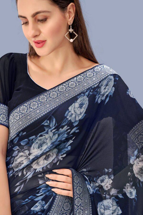 Blue Saree