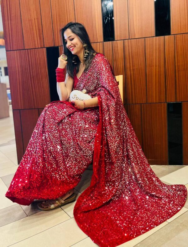 Red Saree