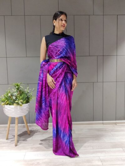 Purple Saree