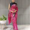 Pink Designer Saree