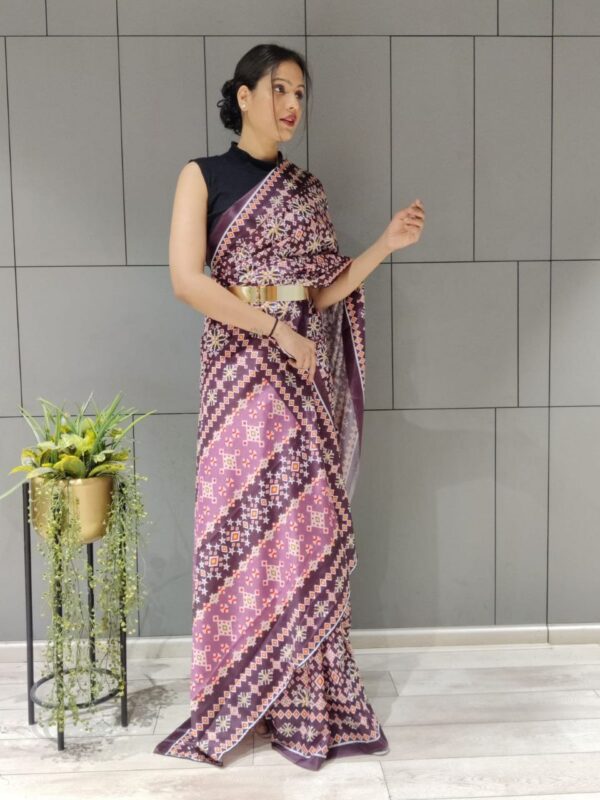 Brown Stylish Saree