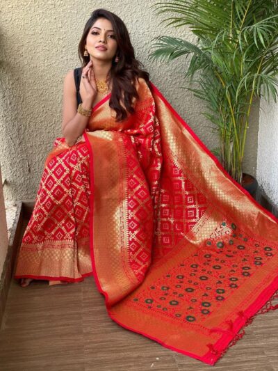 red saree