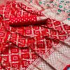 Red Party Saree