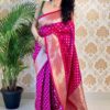 Online Purple Saree