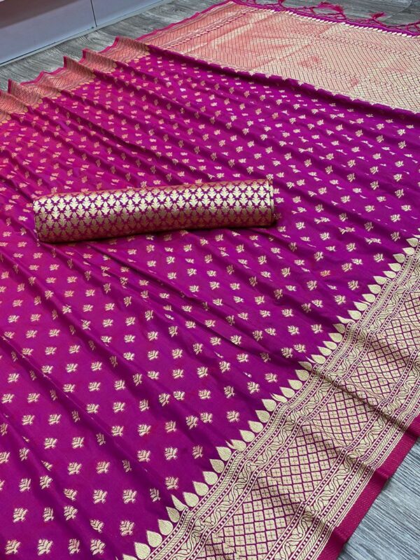 Online Traditional Banarasi Purple Saree