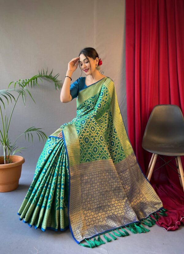Wedding Traditional Design Sky Blue Saree