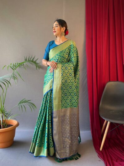 Wedding Traditional Design Sky Blue Saree