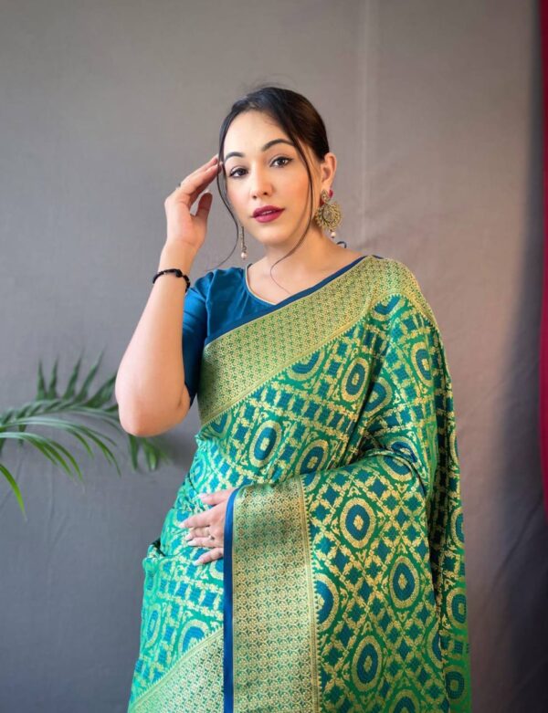 Wedding Traditional Design Sky Blue Saree