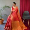 Silk Pink Saree For Wedding Function