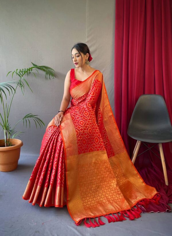 Silk Pink Saree For Wedding Function