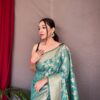 Banarasi designer Silk Sky Blue Saree