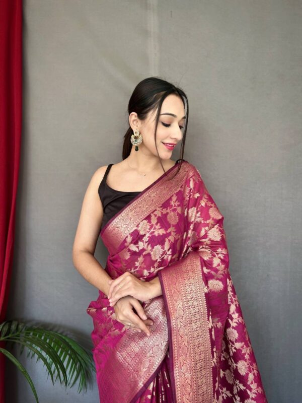 Purple Saree