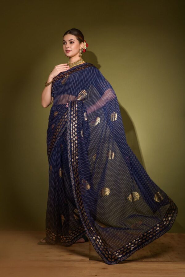 Blue Saree